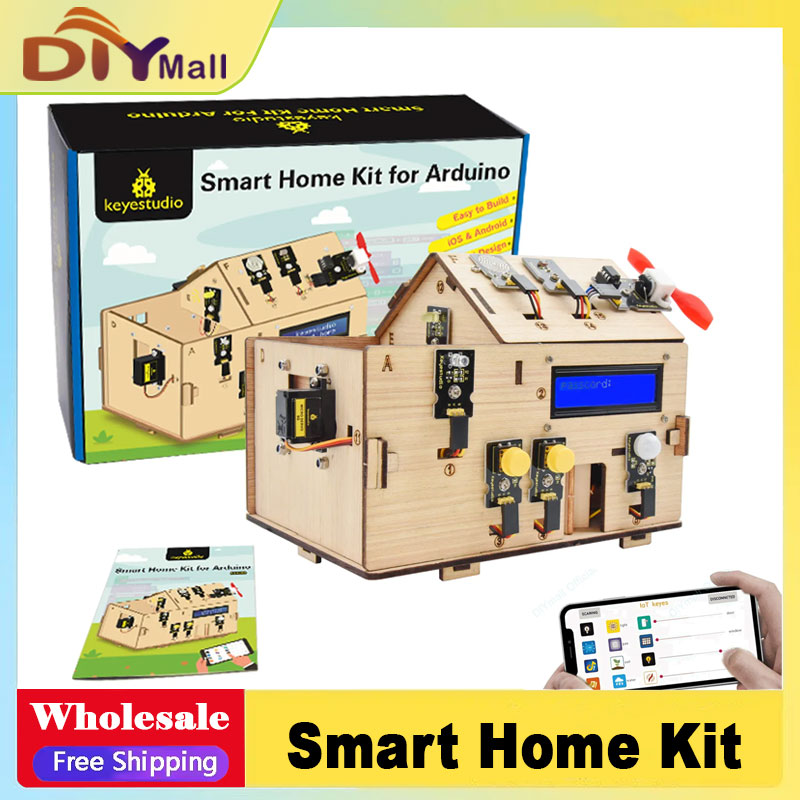 Smart Home Automation Diy - Zestaw Keyestudio Smart IoT Home Kit