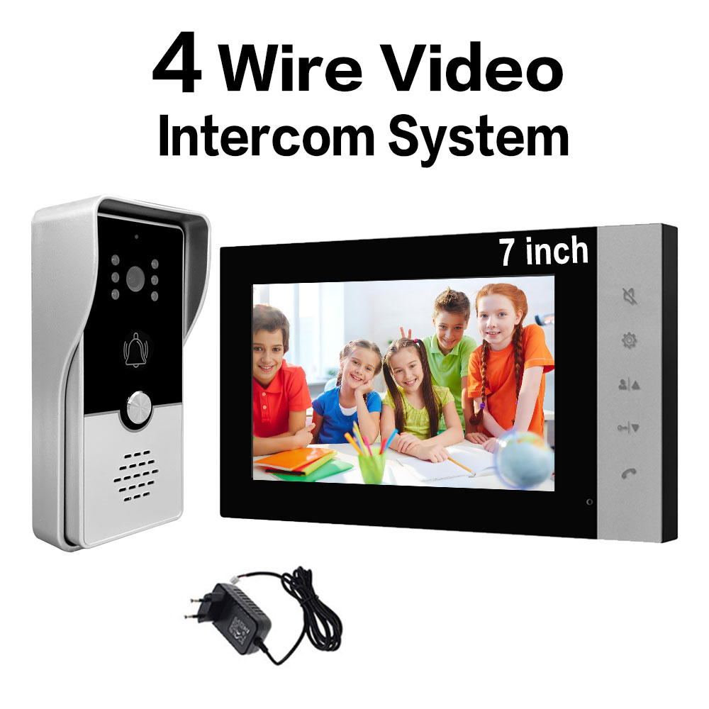 Smart Doorbell Wired - 4-przewodowy 7-calowy przewodowy wideodomofon z funkcją