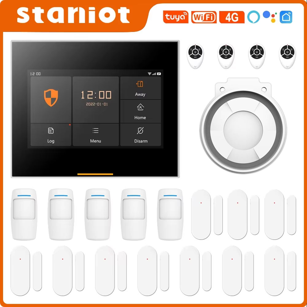 Smart Home Automation Diy - Zestawy bezprzewodowych systemów alarmowych Staniot 433MHz