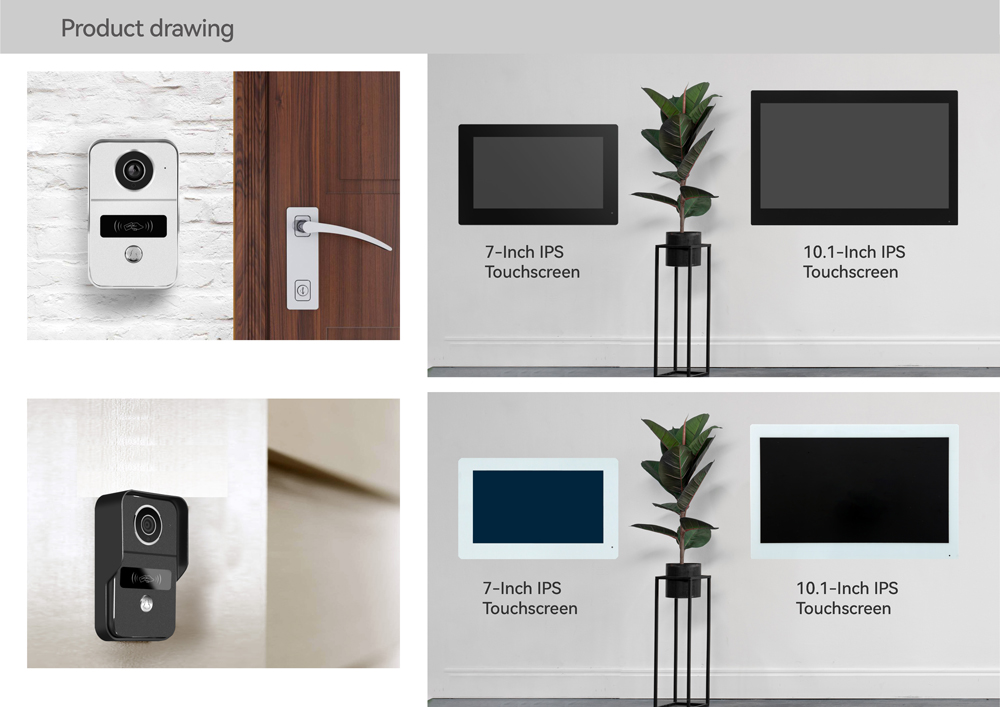 Dodatkowy 1 szt. LCD TUYA 2-pr – Smart Doorbell Wired recenzja i cena